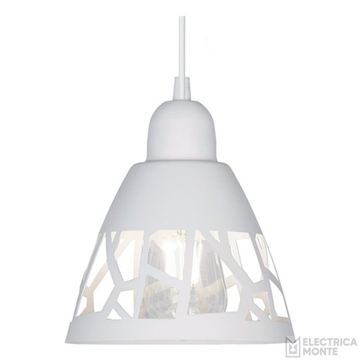 [C-1304-BT] Colgante "SANTANDER" Blanco