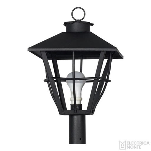 [FCA-112] Farol de hierro con reja p/caño (no incluye caño)