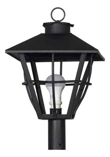 [FCA-112] Farol de hierro con reja p/caño (no incluye caño)