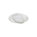 Spot de embutir redondo de pvc p/lampara AR-111 Blanco