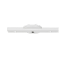 Regleta p/colgante de 2 luces s/cables Blanco