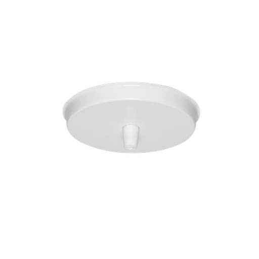 [X-64] Tapa redonda de 3 luces s/cable Blanco