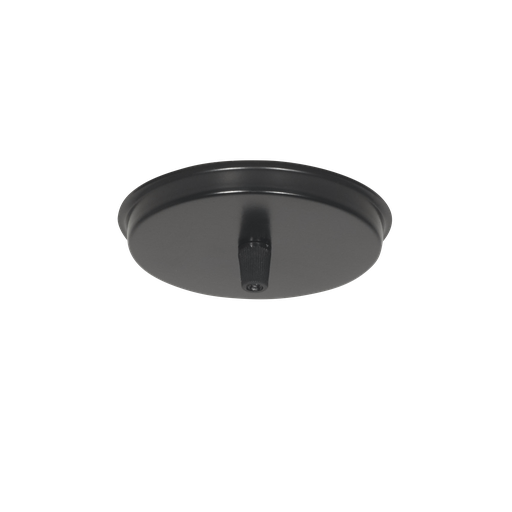 [X-64] Tapa redonda de 3 luces s/cable Negro