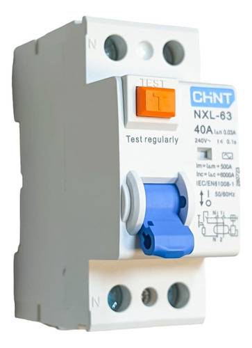 [036nl1-632p40a] Disyuntor 2X40 Amp 30Ma 6Ka Chint