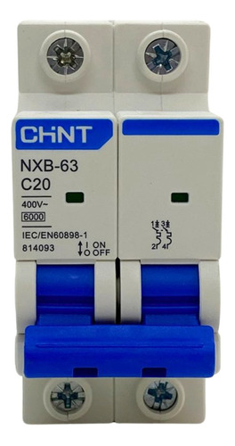 [036NXB-632PC20] Térmica 2X20A 6Ka Curva C Chint