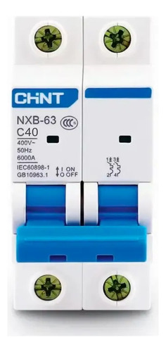 [036nxb-632pc40] Térmica 2X40A 6Ka Curva C Chint