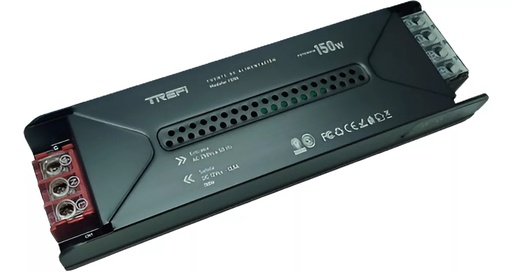 [001-IM1802013] Fuente Transformador Slim Black 12V 150W 12.5A Trefilight