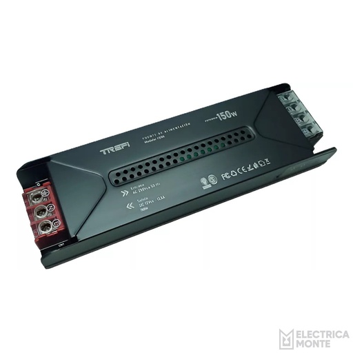 [001-IM1802013] Fuente Transformador Slim Black 12V 150W 12.5A Trefilight