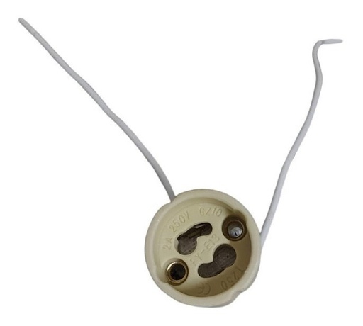 [017ZO-GZ10] Zocalo Gz10-Gu10 C/Cable Siliconado