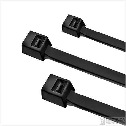 [01110025N] Precinto Nylon 100x2.5 mm Negro bolsa x100