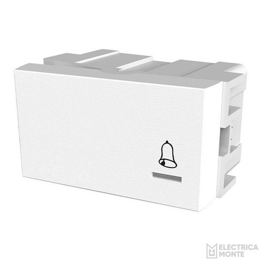 [40052] Interruptor Pulsador Unipolar 220Vca - 10A Verona Blanco Jeluz