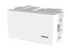 [60052] Interruptor Pulsador Unipolar 220Vca Platinum Blanco Jeluz