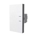 Interruptor Unipolar 220Vca - 10A (Teclón - 3 Módulos) Platinum Blanco Jeluz