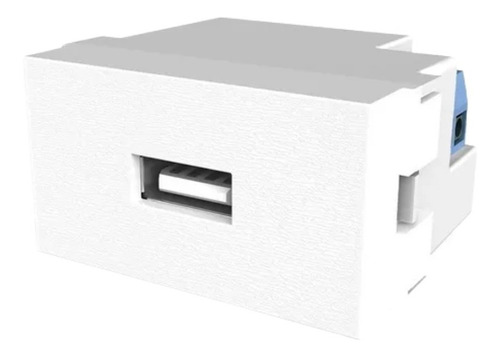 [60146] Toma USB de carga de 1A Platinum Blanco Jeluz