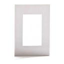 Tapas Platinum 5 x 10 cm. 3 módulos  Blanca Jeluz