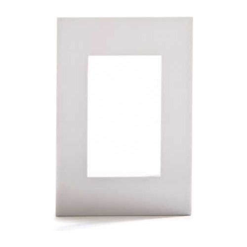 [45098/2] Tapas Platinum 5 x 10 cm. 3 módulos  Blanca Jeluz
