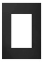 Tapas Platinum 5 x 10 cm. 3 módulos  Negra Jeluz