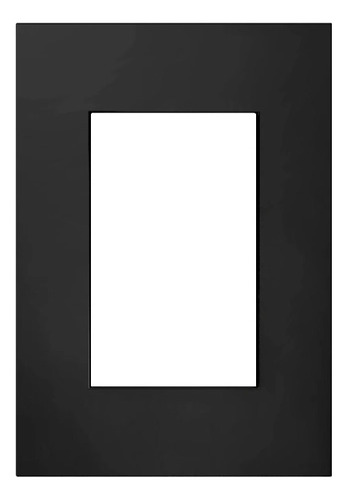 [45098/13] Tapas Platinum 5 x 10 cm. 3 módulos  Negra Jeluz