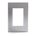 Tapas Platinum 5 x 10 cm. 3 módulos  Plata Jeluz