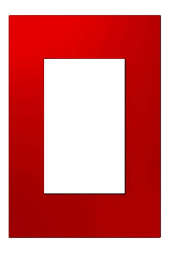 [45098/5] Tapas Platinum 5 x 10 cm. 3 módulos  Rojo Jeluz