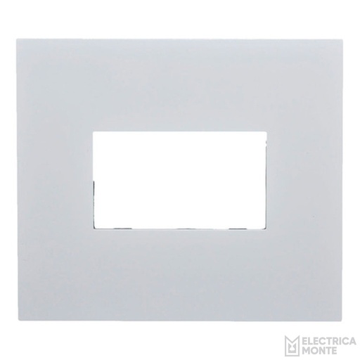 [45099/2] Tapas Platinum 5X5 cm. de 1 módulo Blanca Jeluz