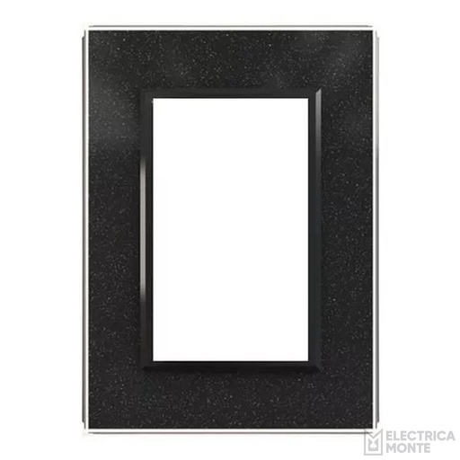 Tapa cristal con bastidor y marco negro Jeluz