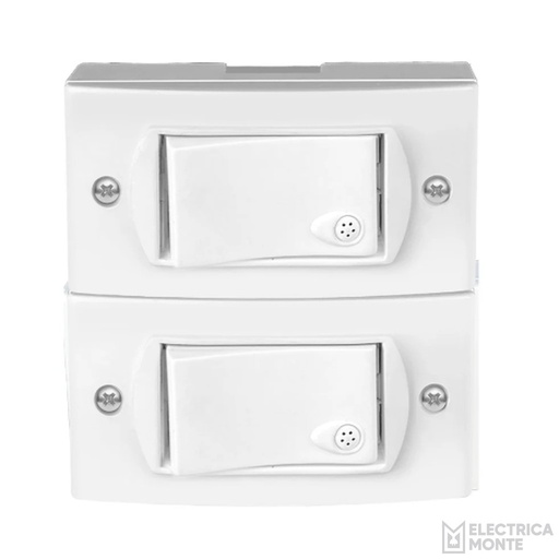 [50409/2] 2 Interruptores Unipolares 220Vca 10A Jeluz