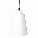 Colgante de Chapa Cono Blanco