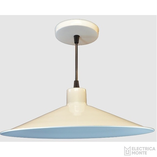 [810070] Colgante de Chapa Chino Blanco