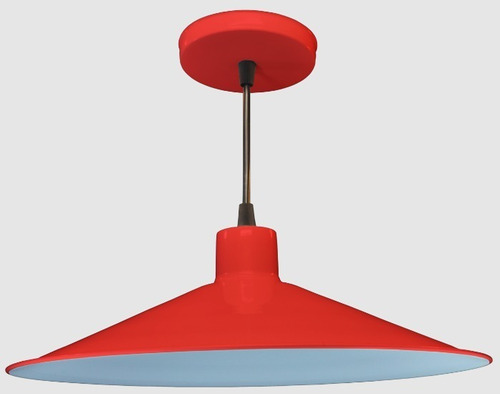 [810370] Colgante de Chapa Chino Rojo