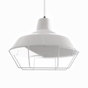 Colgante de Chapa Galponero R 30 Cm Blanco Base Blanca