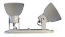 Spot Anabella 2 Luces Redondas Blanco