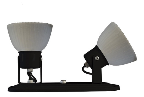 [730103] Spot Anabella 2 Luces Redondas Negro
