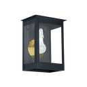 Farol Apolo 3 Caras Interior/Exterior Vidrio Transparente E27 Chapa