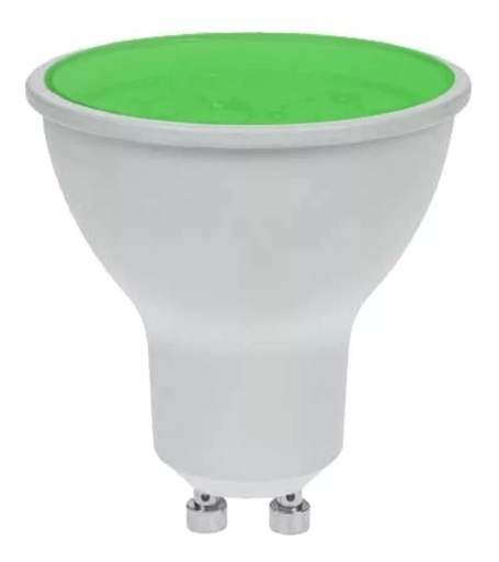 Lampara Dicroica 7w Verde