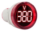Voltimetro Ojo de Buey 22mm