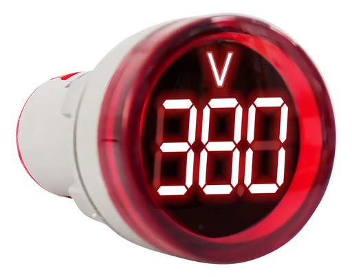 Voltimetro Ojo de Buey 22mm