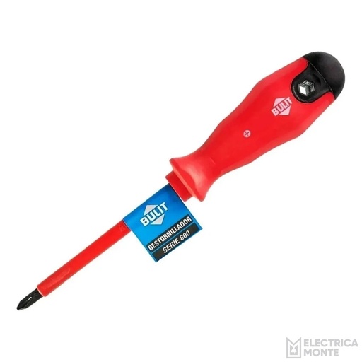 [DES 8PHA 0x75] Destornillador Profesional Aislado Phillips PH0 x 75 mm 1000v Bulit