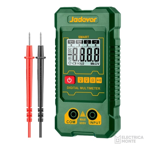 [036JDDM1501] Tester Multimetro Digital 600v Automático Jadever