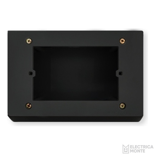 Caja de Superficie alta Negra Kalop