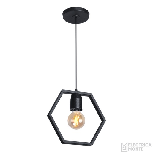 [C-112/35N] Colgante Tarento 35cm Negro