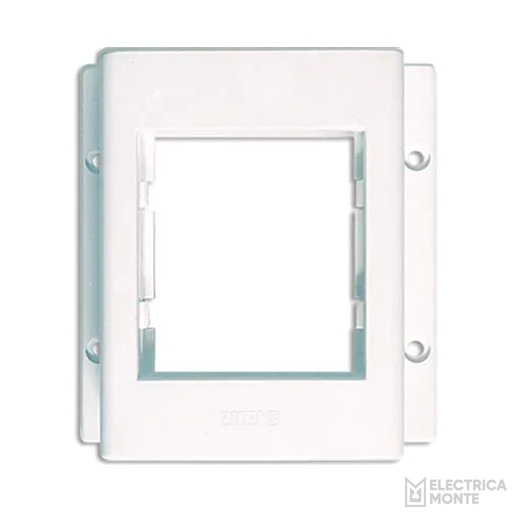 [20522] Tapa Porta 2 Módulos Superficie Platinum Jeluz