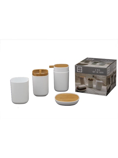 [BA1050] Set de Baño Clásico Blanco