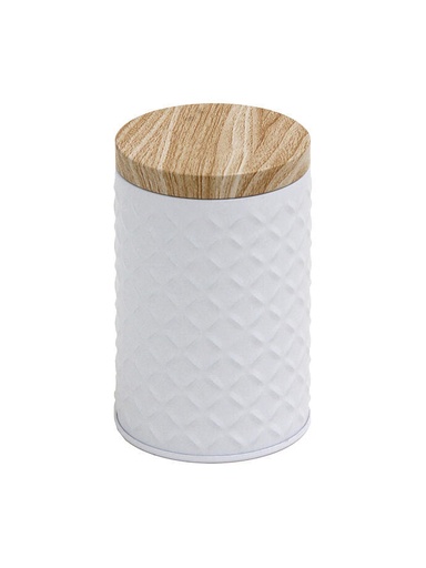 [LT3021B] Lata Organizadora Madera Blanco