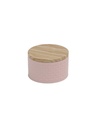 Lata Organizadora con Tapa de Madera Rosa