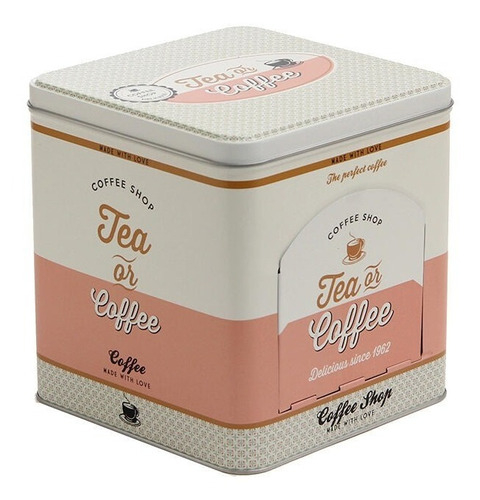 [LT3150NA] Lata Deco Cafe y Té Naranja