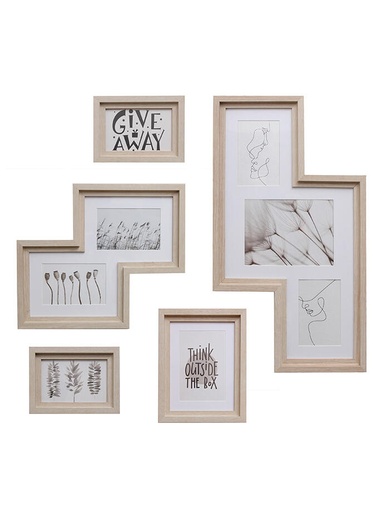 [PFM2002] Set de 5 Portaretratos para 8 Fotos