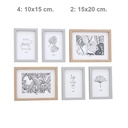 Set de 6 Portaretratos en Diversas Medidas