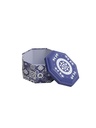 Lata Organizadora Deco Marroquí flor azul