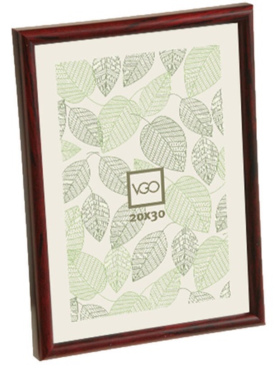 [BDA2030M] Portaretratos Símil Madera c/pie 20x30cm Marrón